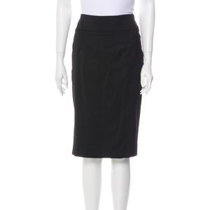 Burberry Virgin Wool Knee-Length Skirt / Size IT44,US10